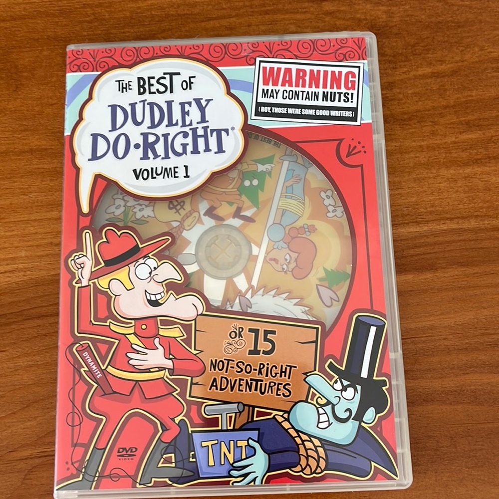 DVD, the best of Dudley Do-Right volume one, seal intact